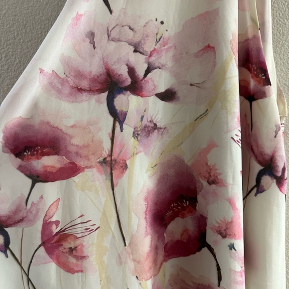 Filly Flair Pink and White Floral Top - Picture 5 of 6